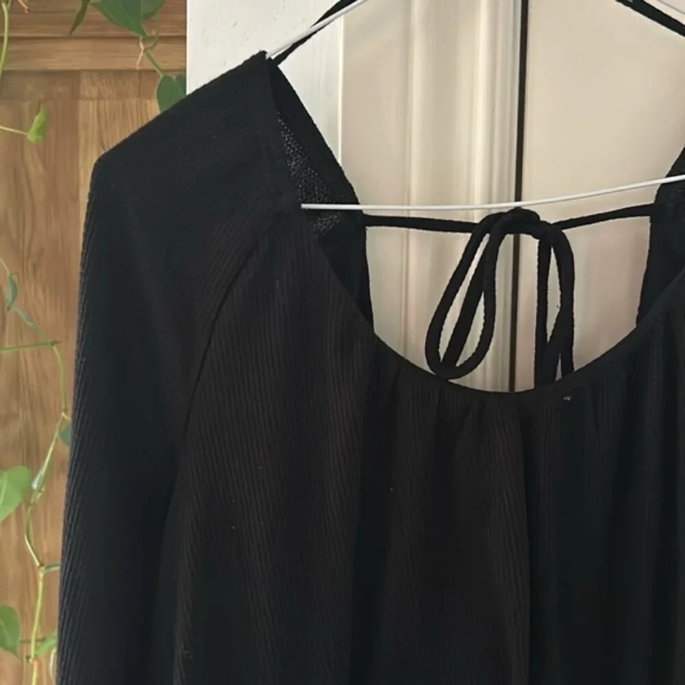 NEW FREE PEOPLE we the free bondi thermal in black xs